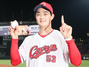 「極限まで軽くして、みんなの半分くらいの重さで…」カープのドラ3・岡本駿が体力不足を克服して掴んだ投手転向5年目のやり甲斐