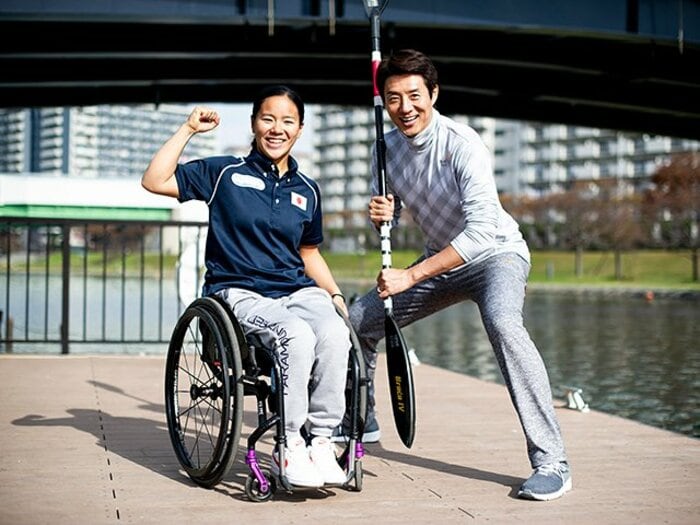 修造感服！パラカヌー瀬立モニカは今の自分を「最強」と言い切った。＜Number Web＞ photograph by Yuki Suenaga