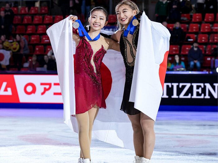 「（全日本選手権は）誰が勝ってもおかしくない」坂本花織が語った…日本女子が躍動したGPファイナルで見えた“ジュニアとシニアの違い”＜Number Web＞ photograph by Getty Images