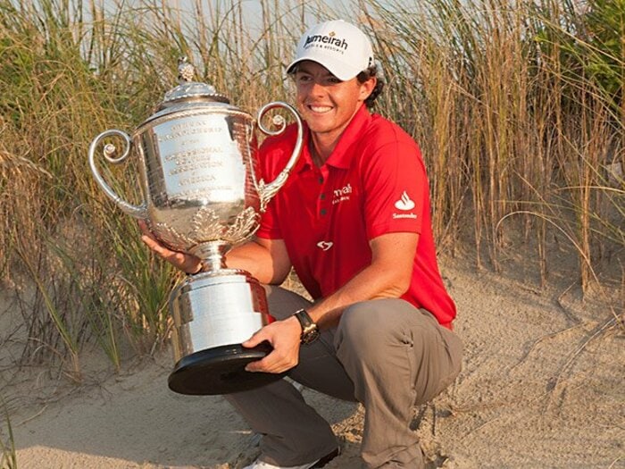 【全米プロ】松山英樹が挑む名匠ピート・ダイの最高傑作…今季メジャー2戦目、優勝候補はパパとなって戻ってきたマキロイ？＜Number Web＞ photograph by Getty Images