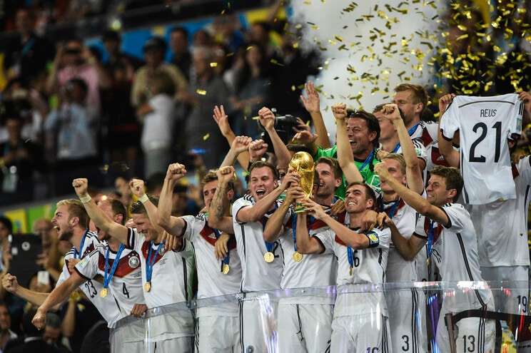 ブラジルW杯で優勝したドイツ　©Takuya Sugiyama/JMPA