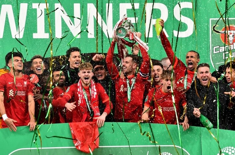 死闘の末にチェルシーを下したリバプールが9度目のカップウイナーに。両チームの質の高い攻防は決勝に相応しいものだった ／ photograph by Getty Images