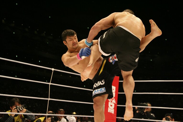 格闘家時代の吉田（2006年）©Toshiya Kondo