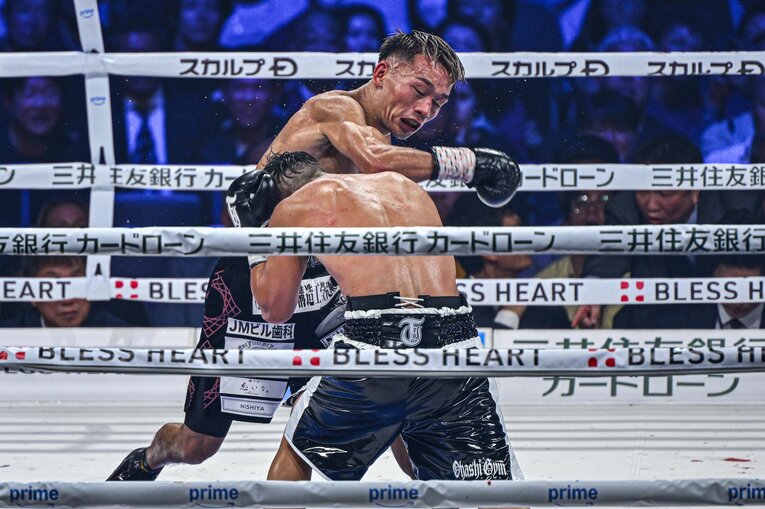 井上拓真vs.堤聖也（WBA世界バンタム級タイトルマッチ）©Takuya Sugiyama