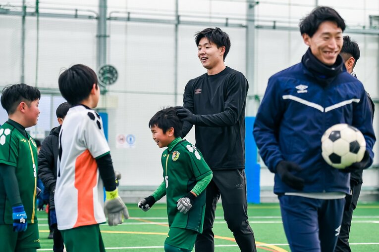 2022年東北人魂のサッカー教室　©︎Miki Sano
