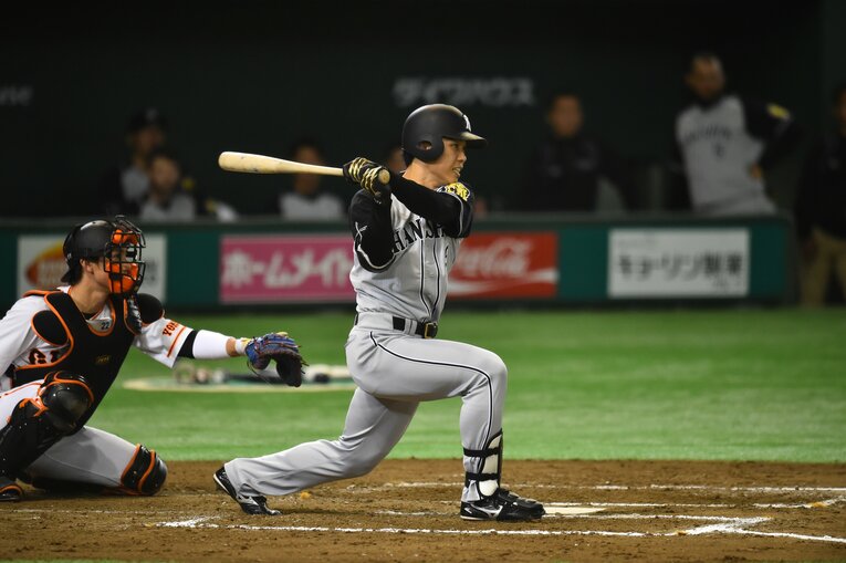 阪神時代の高山俊　©BUNGEISHUNJU