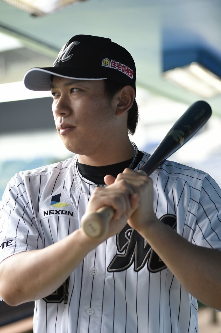 若き日の角中　©︎Naoya Sanuki