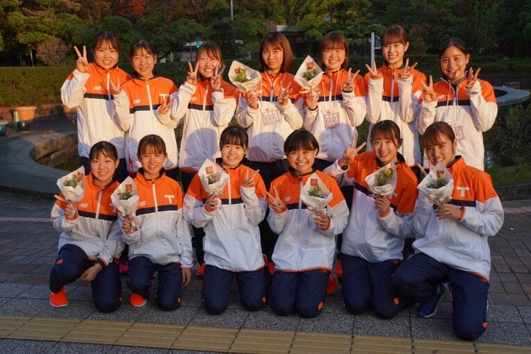 12月30日には富士山女子駅伝を控えている　©拓殖大学女子陸上競技部