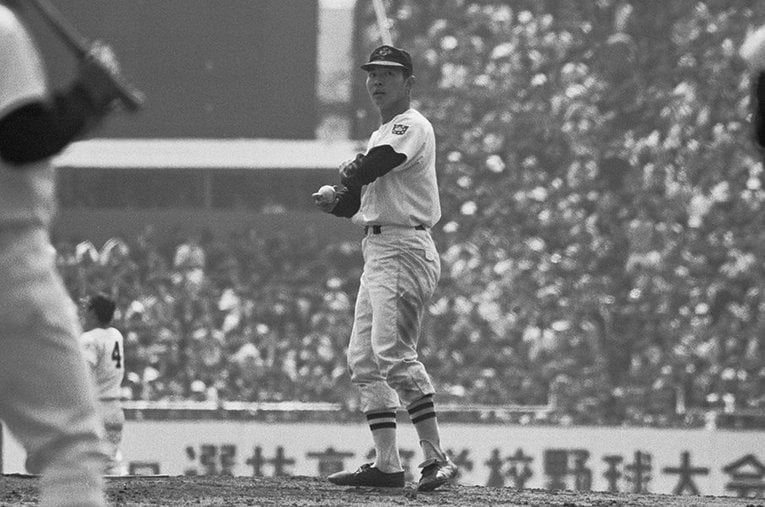 江川卓／作新学院 ／ photograph by Katsuro Okazawa／AFLO