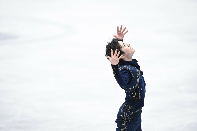 2022年世界選手権で優勝した宇野昌磨　©︎Asami Enomoto
