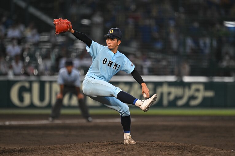 【3回戦・対海星戦】二番手・星野の好リリーフ　©Nanae Suzuki