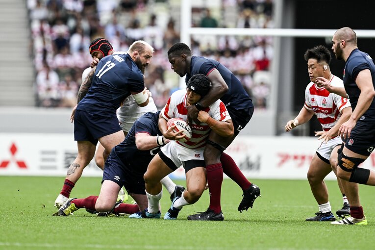 第二次エディー・ジョーンズHC体制の初陣となったイングランド戦　©Asami Enomoto