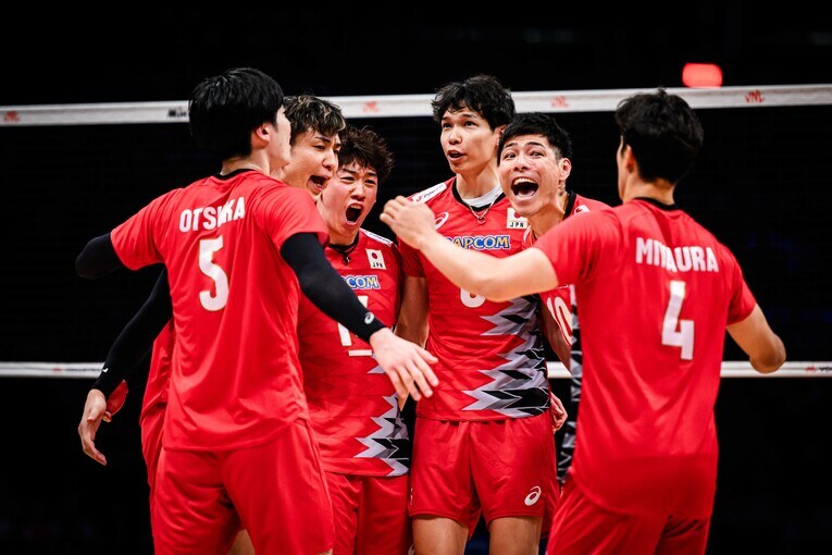 VNL準々決勝カナダ戦　©︎Volleyball World