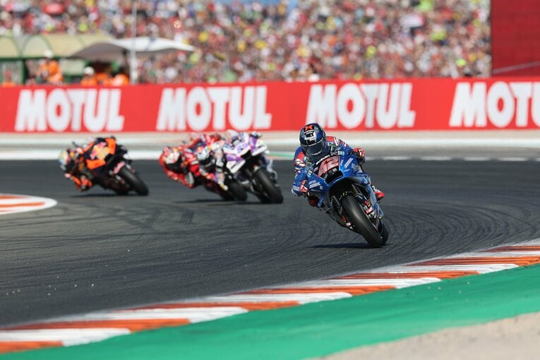 バレンシアGPのアレックス・リンス　photograph by Satoshi Endo