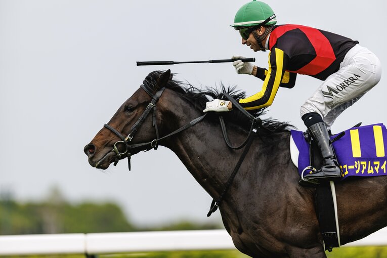 皐月賞を制したミュージアムマイルとモレイラ　©Kiichi Matsumoto