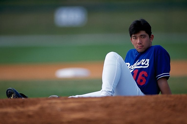 8月31日で53歳となった野茂英雄。MLBの舞台で堂々と投げるマウンドでの姿は日本の野球界に大きな影響を与えた ／ photograph by Kazukiaki Nshiyama