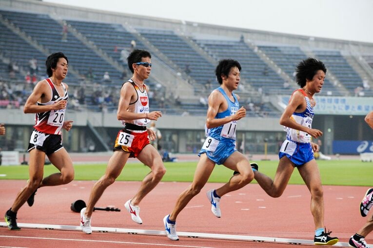 2011年の日本選手権　©BUNGEISHUNJU