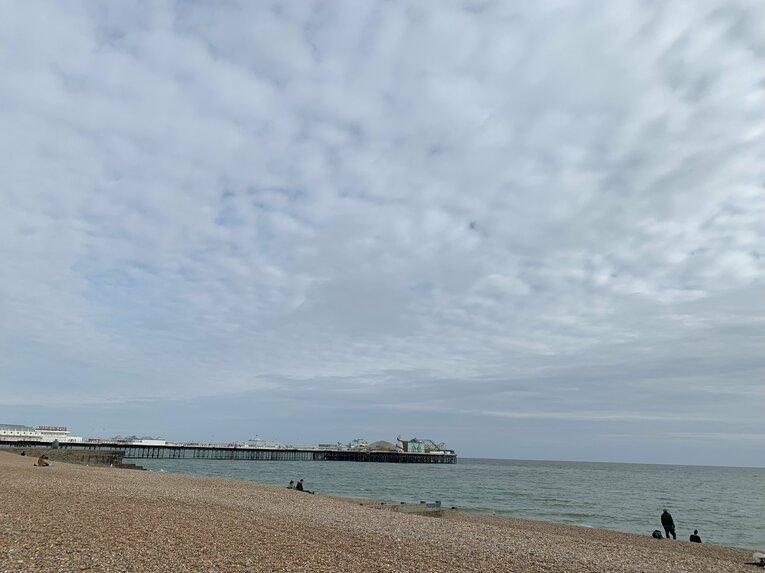 ブライトンのビーチ　©Yoichi Igawa　