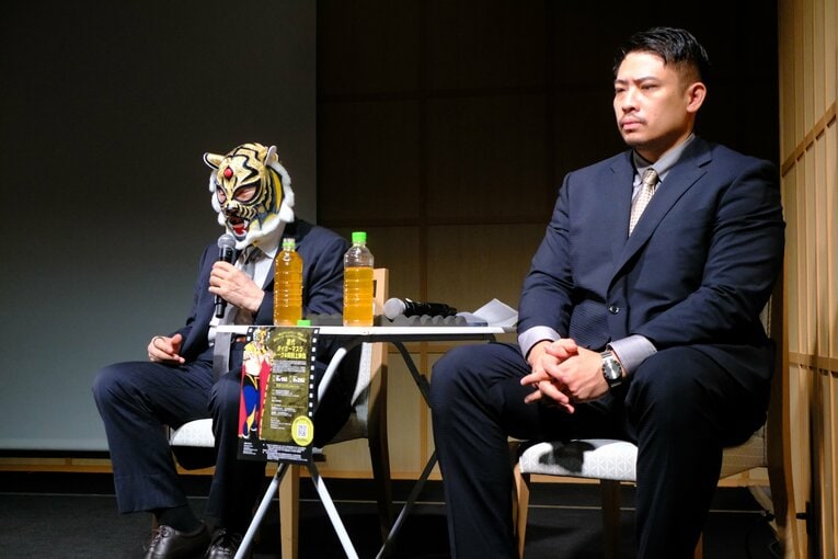 佐山聡と息子の佐山聖斗　©Norihiro Hashimoto