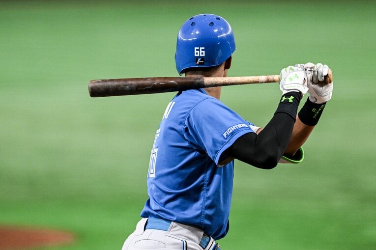 万波中正は一足早く昨シーズンにブレーク　©Nanae Suzuki