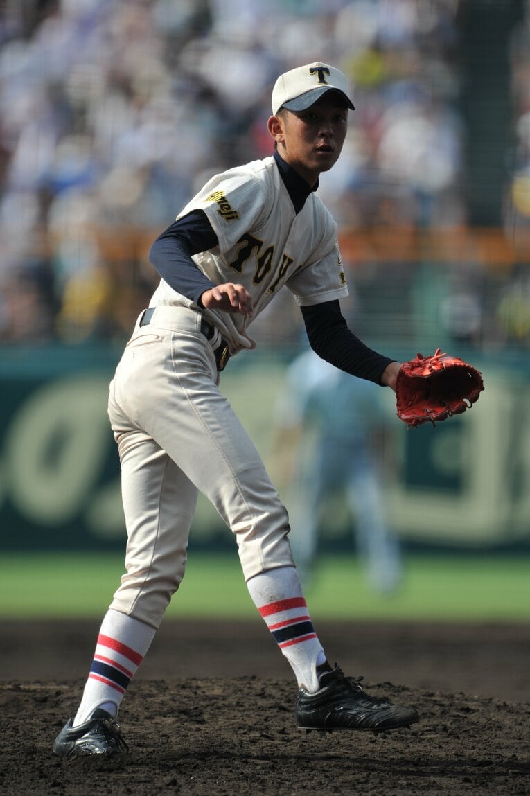 東洋大姫路時代の原樹理　©Hideki Sugiyama