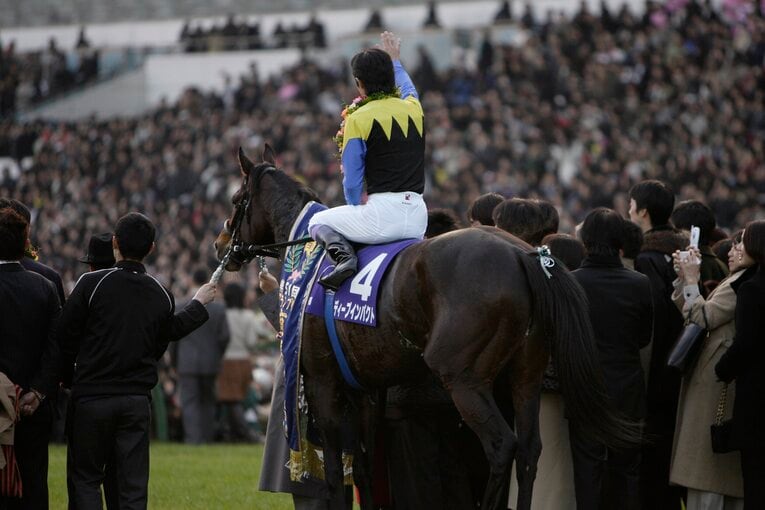 武豊とディープインパクト（2006年・有馬記念）©Takuya Sugiyama