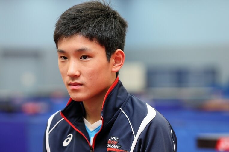 ※写真をクリックすると「2歳にしてラケットを持つ張本智和」などの写真がご覧になれます　©Shigeki Yamamoto