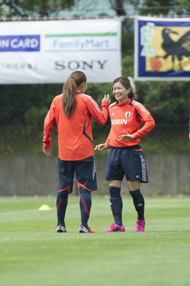 川澄奈穂美、澤穂希（2012年）©︎Nanae Suzuki