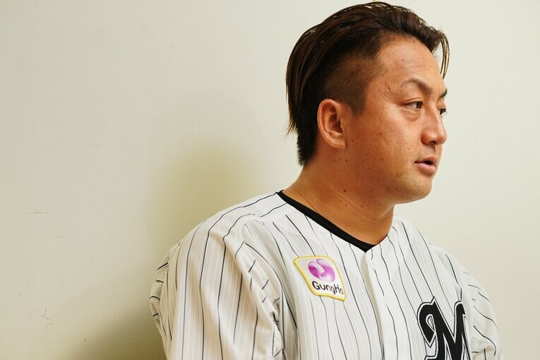 ロッテ・澤村拓一(2022年２月のインタビューカットより）　©︎Hideki Sugiyama