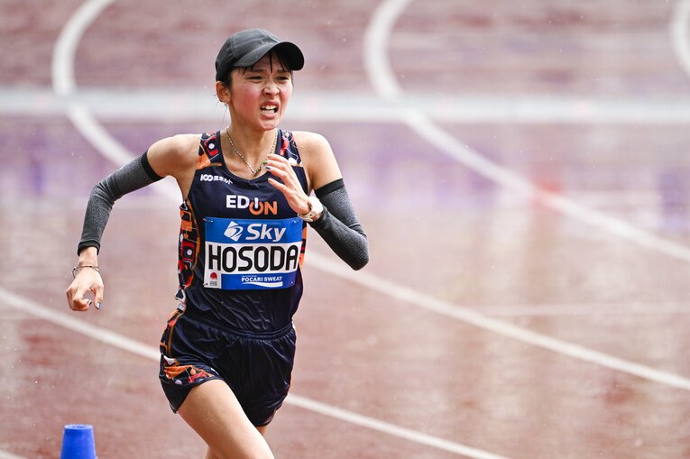 2023年のMGCでは飛び出した一山麻緒（資生堂）を追いかけ見せ場を作った　©Asami Enomoto