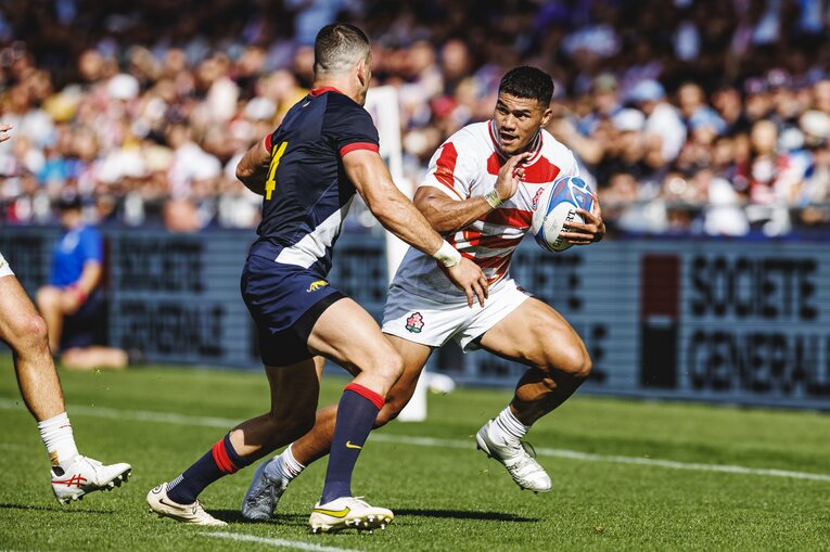 シオサイア・フィフィタ（2023年ラグビーW杯アルゼンチン戦）　©︎Kiichi Matsumoto