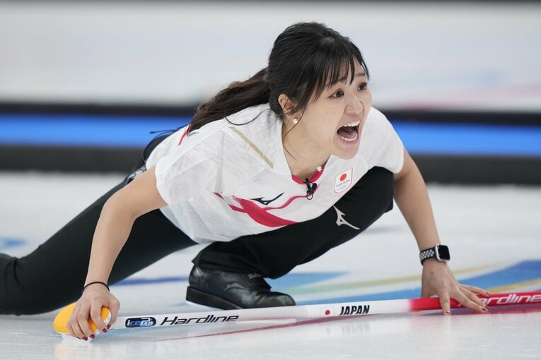 北京五輪のカーリング女子日本代表、ロコ・ソラーレ　©JMPA
