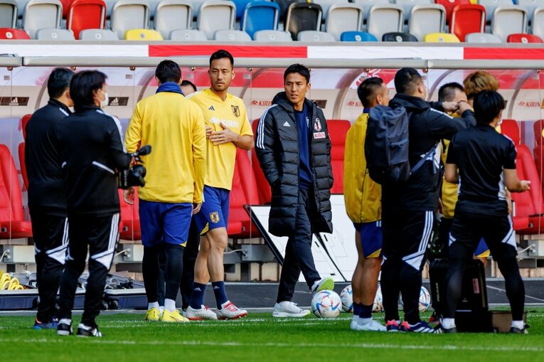 今遠征に帯同した長谷部誠　©Kiichi Matsumoto