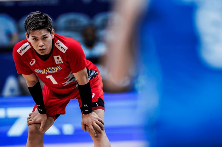 西田有志（VNLセルビア戦）©︎Volleyball World