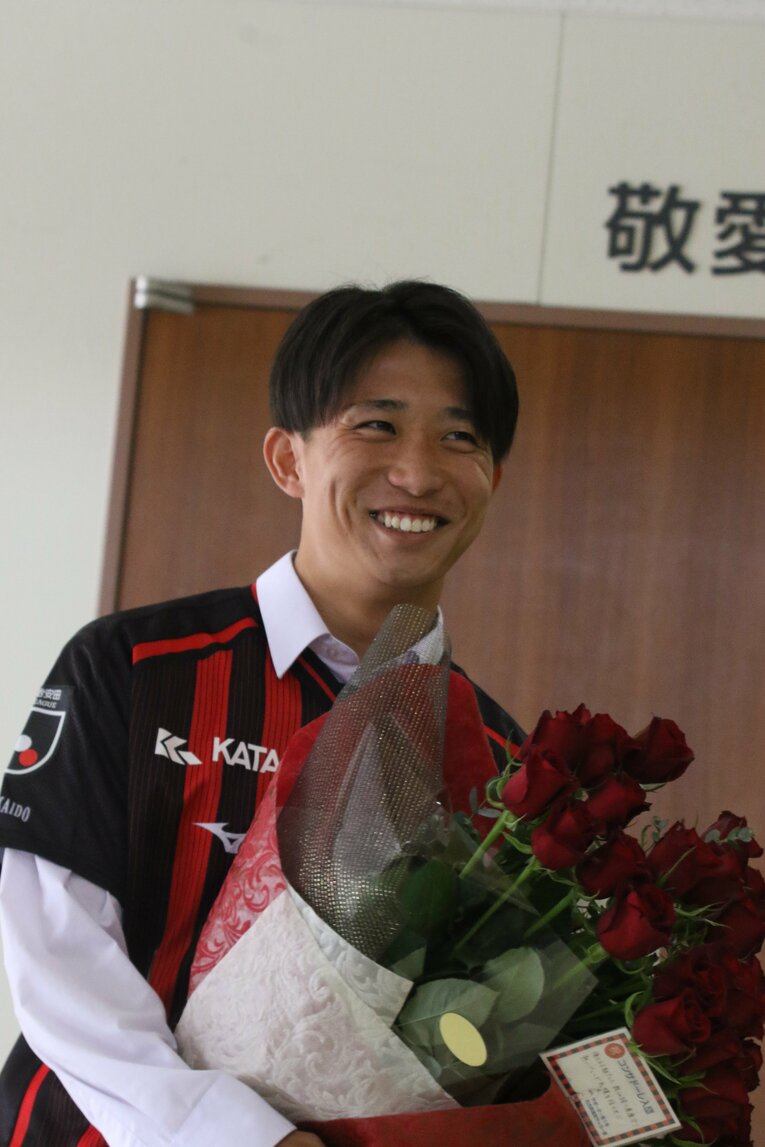 北海道コンサドーレ札幌へ加入する名古屋高校FW原康介（3年）©︎Takahito Ando