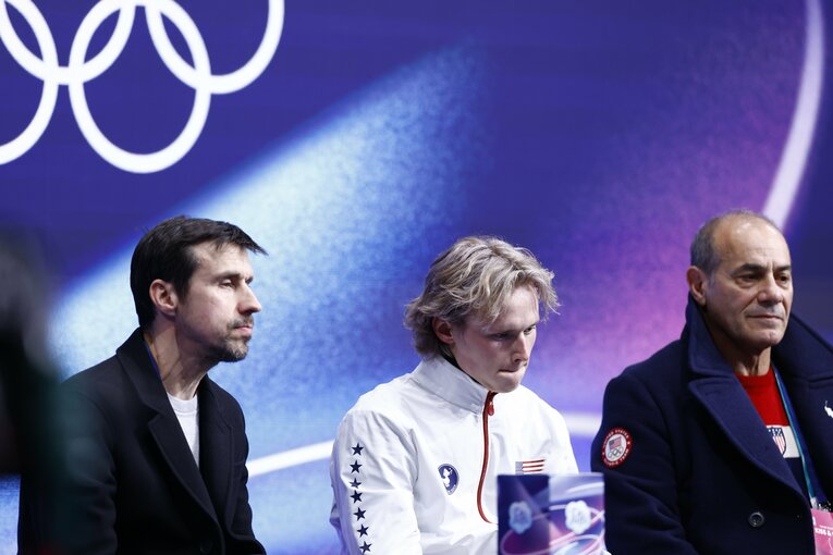 【五輪フィギュアの魔物】ミラノ・コルティナ五輪でのマリニン（写真は右に続きます）　©Sunao Noto/JMPA