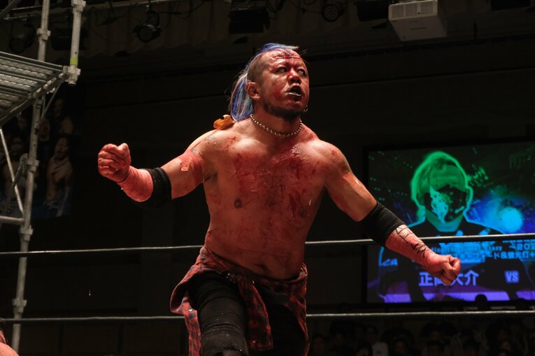 デスマッチのカリスマ・葛西純　©Norihiro Hashimoto
