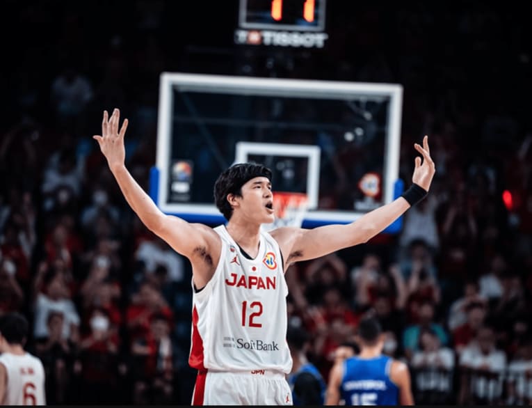 W杯ベネズエラ戦の渡邊雄太　©FIBA