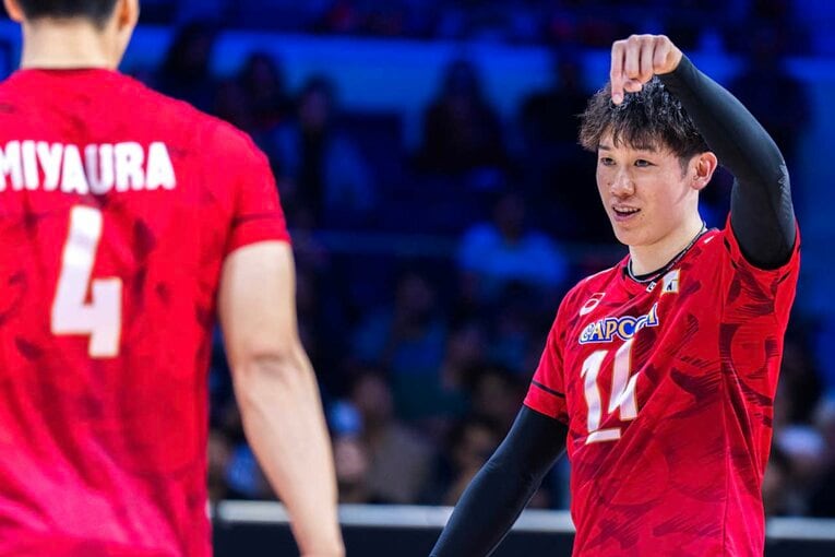 バレーボール世界選手権・リビア戦　©︎Volleyball World