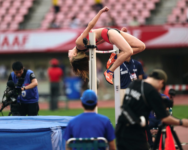 1m90cmまでの跳躍では、かなり余裕のある好ジャンプを見せていた（4/5）　©Yuki Suenaga
