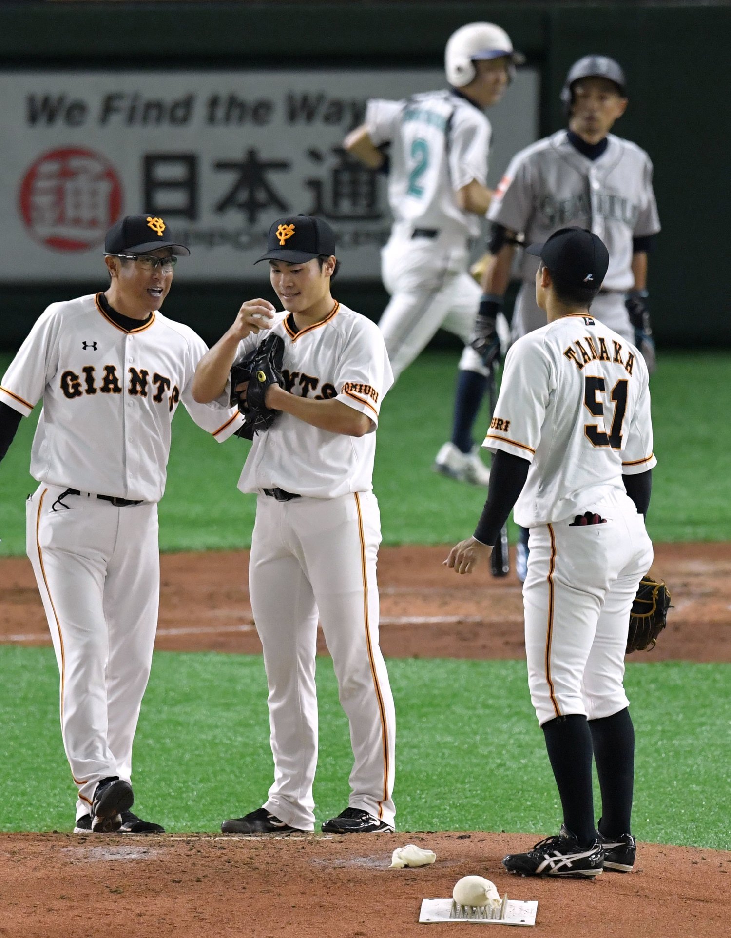 開幕前のオープン戦ではマリナーズのイチローとも対戦した©Kyodo News