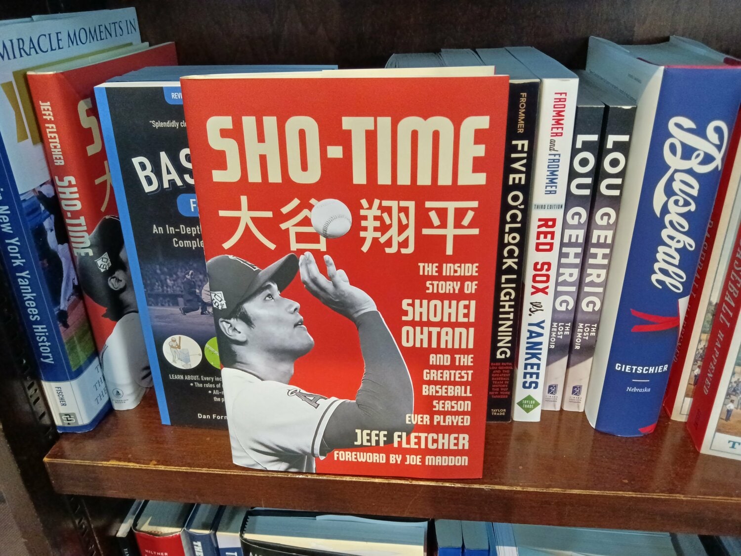 大谷の本があった…それも2冊も！ ©Shoko Mizutsugi