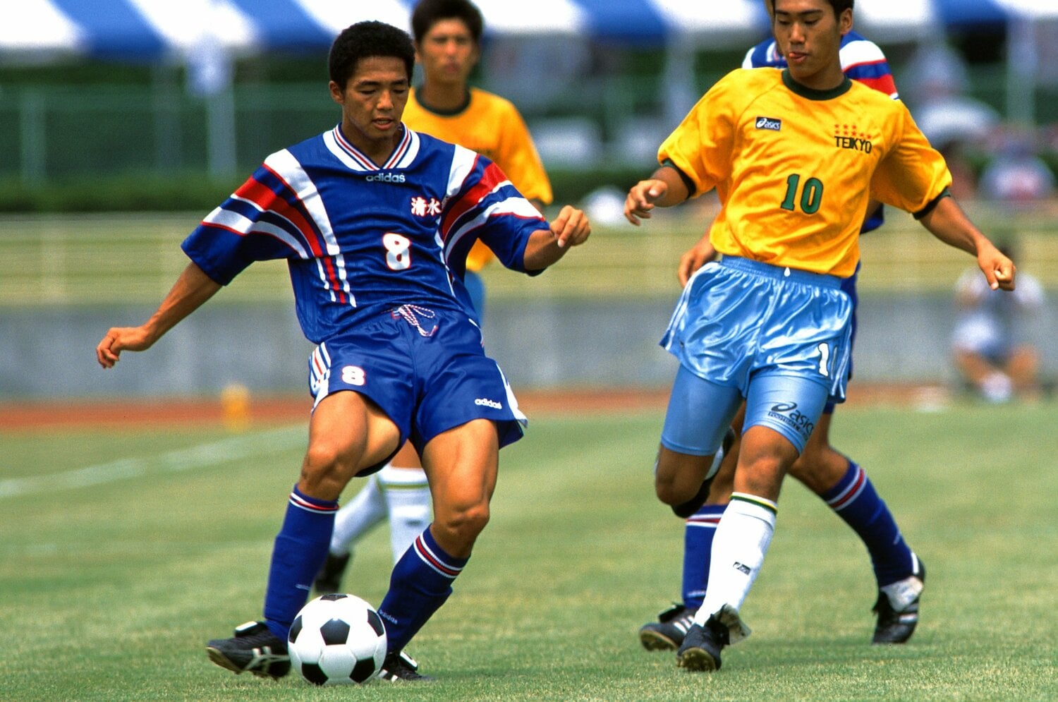 96年、清水商時代の小野伸二　©Shinichi Yamada/AFLO