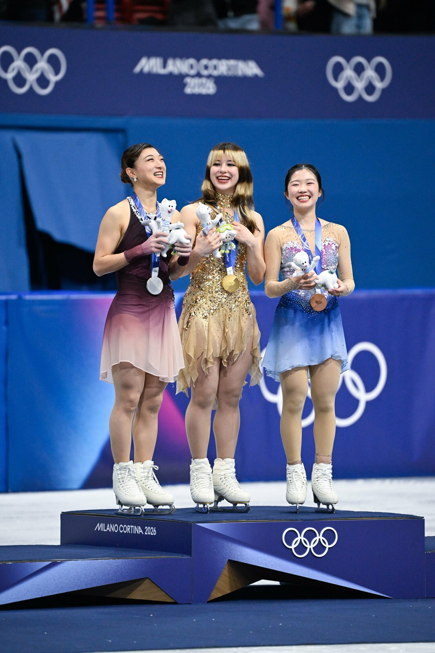 ショート終了時には日本勢表彰台独占の期待さえあったが、リュウが底力を見せて逆転　©Asami Enomoto/JMPA