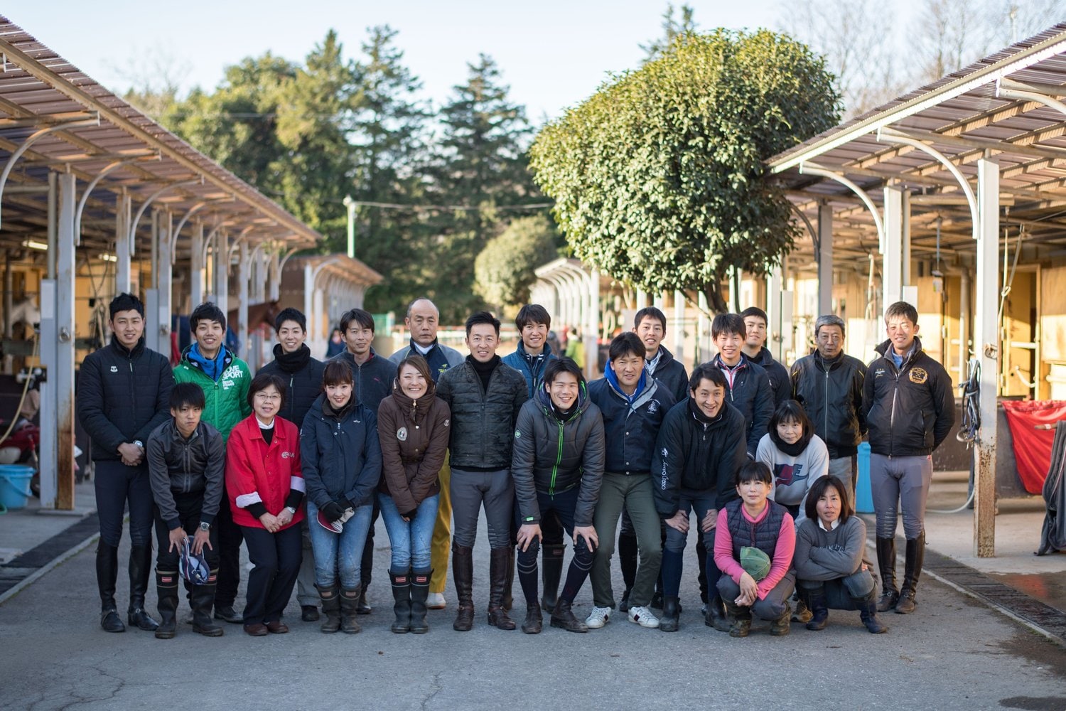 馬事公苑で最後に撮った記念写真