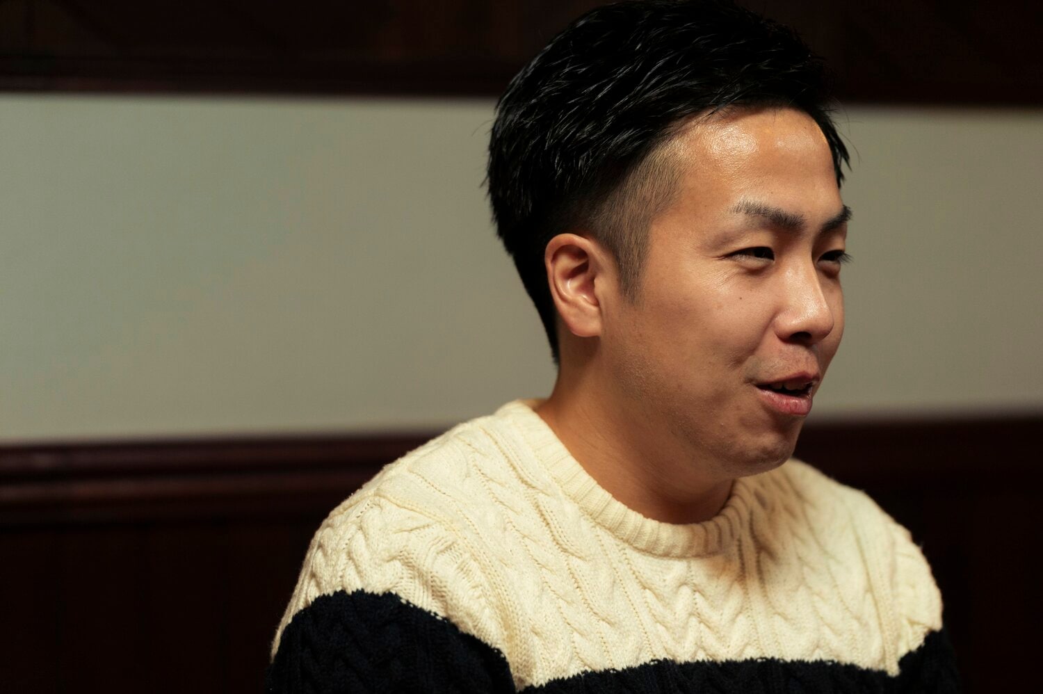 取材に応じてくれた郡司さん　©Wataru Sato