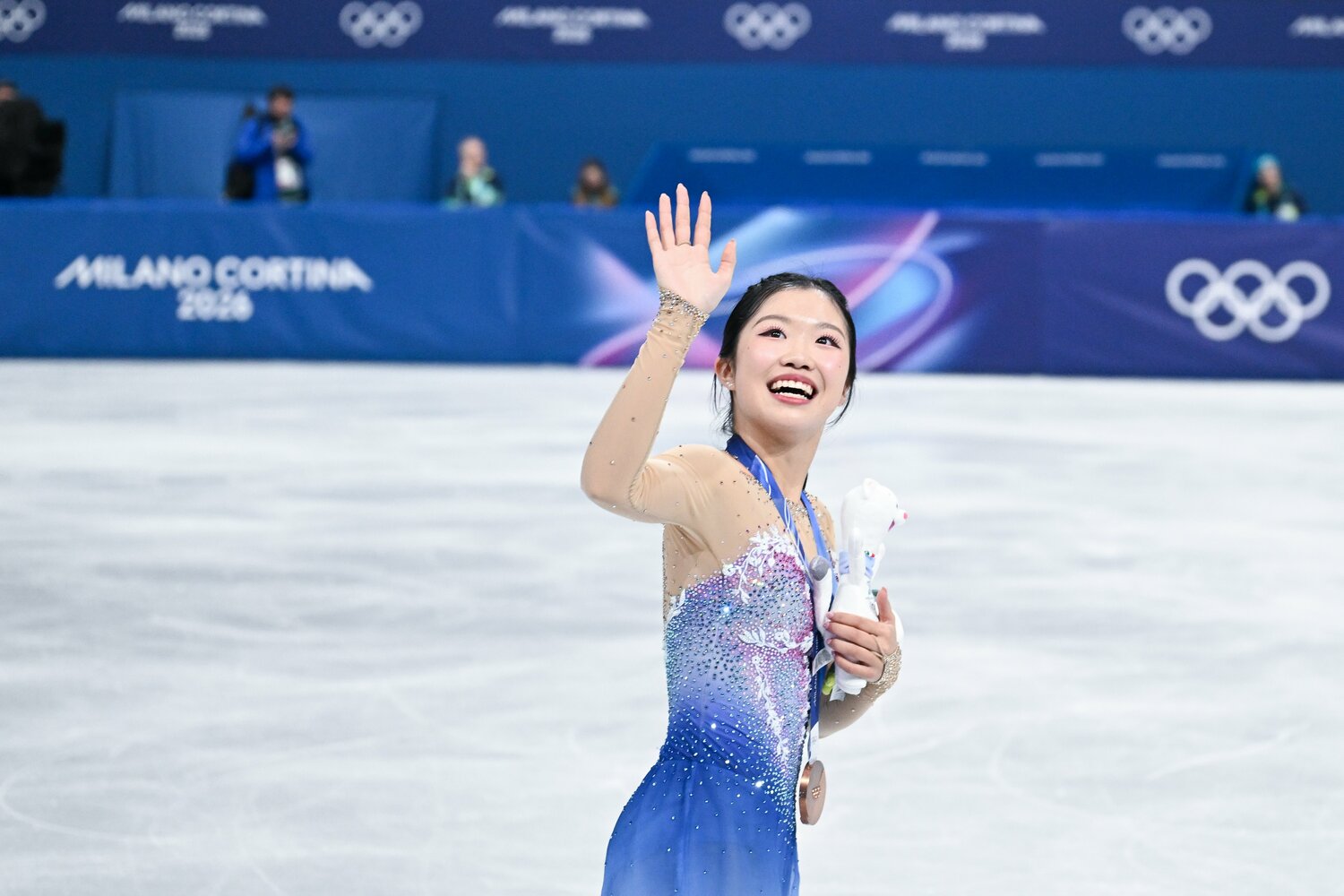ミラノ・コルティナ五輪のフィギュア女子シングルスで銅メダルを獲得した中井亜美 ©️Asami Enomoto / JMPA