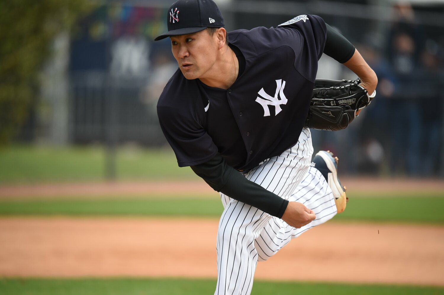 2014年、ヤンキースに移籍した田中将大。以降、20年シーズンまでメジャーでプレーした　©Naoya Sanuki