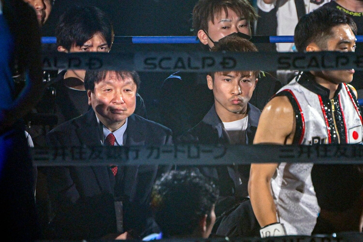 リングサイドで観戦した井上尚弥　©︎Takuya Sugiyama