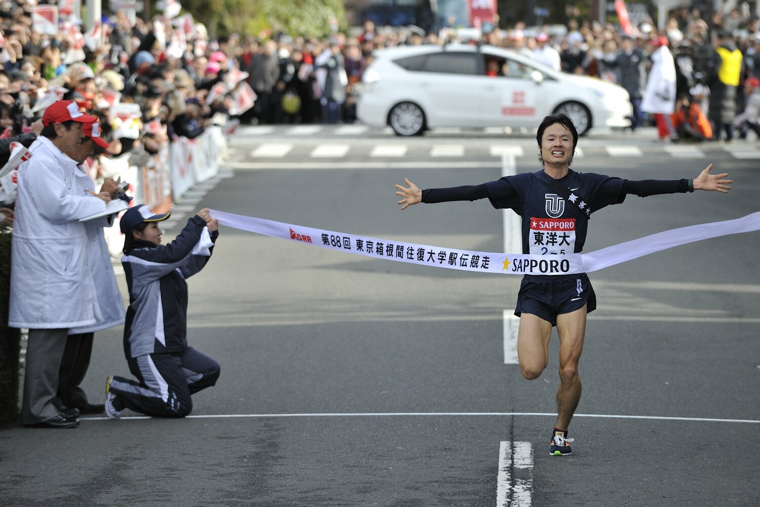 少年時代の宮下も柏原竜二の走りに魅了されたという　©Takuya Sugiyama